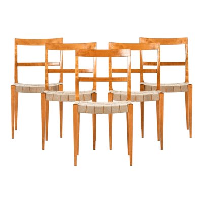 Bruno Mathsson Model Mimat Dining Chairs by Karl Mathsson, Värnamo, Set of 5-SC-1296173