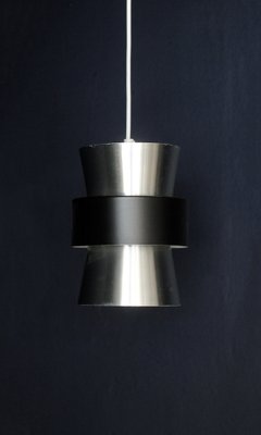 Brushed Aluminum Suspension Light from Fog & Mørup, 1970s-TJ-1772435