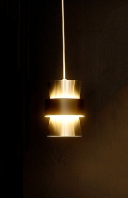 Brushed Aluminum Suspension Light from Fog & Mørup, 1970s-TJ-1772435