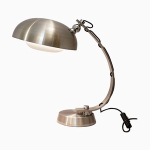 Brushed Chrome Arc Desk Lamp-FGA-923807