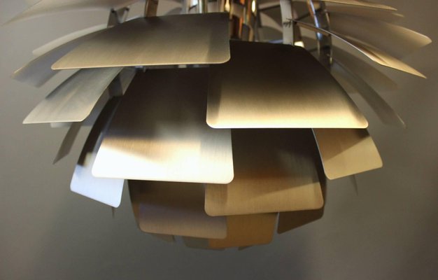 Brushed Steel Artichoke Ceiling Lamp by Poul Henningsen for Louis Poulsen, 2009-UY-590164