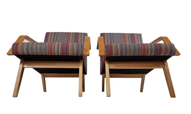 Brussels Expo 58 Armchairs from Jitona, 1960s, Set of 2-BYY-1792589