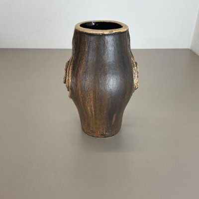 Brutalist Abstract Studio Pottery Vase by Gerhard Liebenthron, Germany, 1980s-QZ-1159860