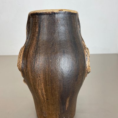 Brutalist Abstract Studio Pottery Vase by Gerhard Liebenthron, Germany, 1980s-QZ-1159860