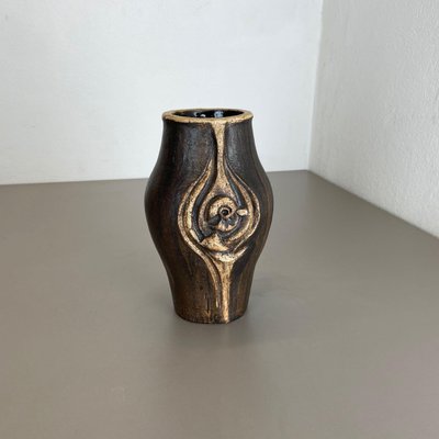 Brutalist Abstract Studio Pottery Vase by Gerhard Liebenthron, Germany, 1980s-QZ-1159860