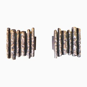 Brutalist Alpan Bronze Doors Handles, Set of 2-DQG-1306635