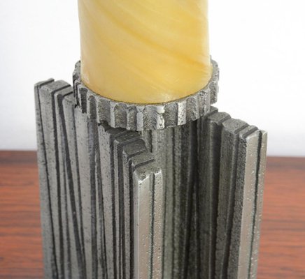 Brutalist Aluminium Candleholder by Willy Ceysens, 1960s-VT-640054