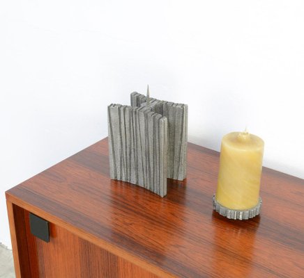 Brutalist Aluminium Candleholder by Willy Ceysens, 1960s-VT-640054