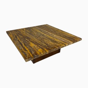 Brutalist Amber Stone Coffee Table-GNW-1759967