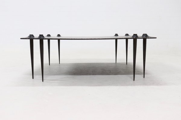 Brutalist Art Coffee Table by Idir Mecibah for Smederij Moerman, Belgium, 1996-VV-2033180