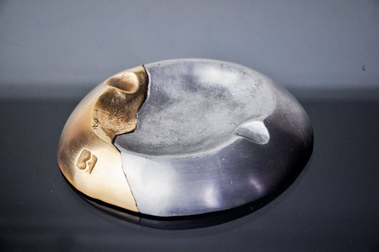 Brutalist Ashtray by Arte3, Spain, 1980s