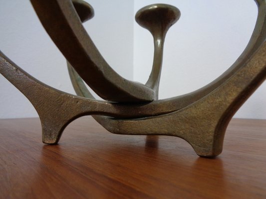 Brutalist Austrian Bronze Candleholder, 1960s-RDW-1293222