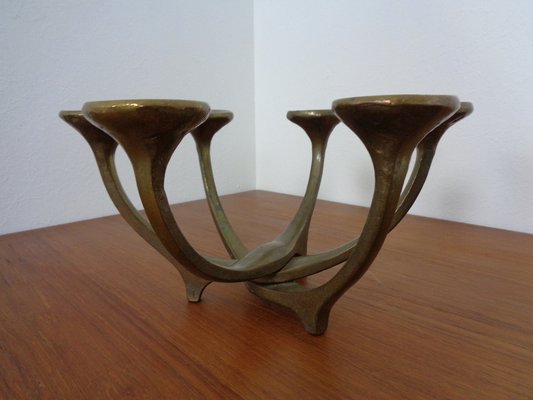 Brutalist Austrian Bronze Candleholder, 1960s-RDW-1293222