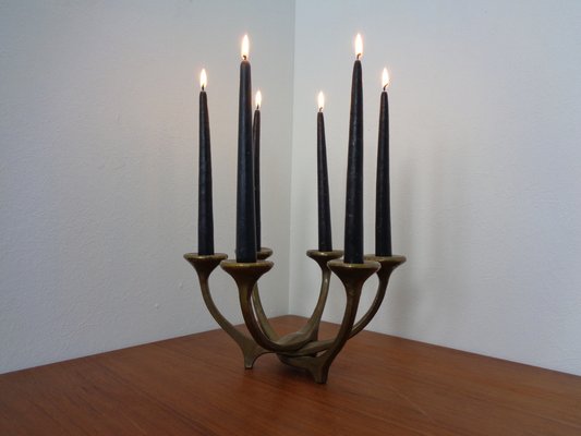 Brutalist Austrian Bronze Candleholder, 1960s-RDW-1293222