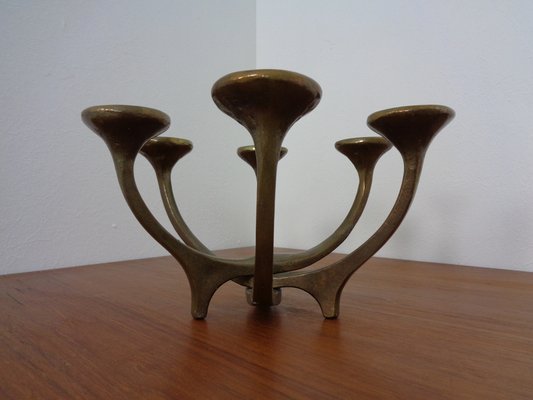 Brutalist Austrian Bronze Candleholder, 1960s-RDW-1293222