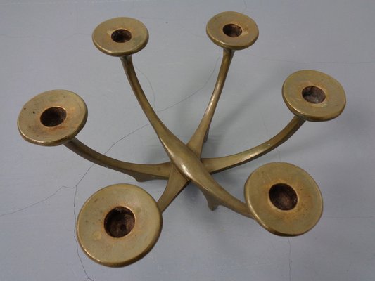 Brutalist Austrian Bronze Candleholder, 1960s-RDW-1293222