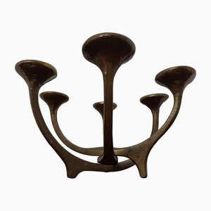 Brutalist Austrian Bronze Candleholder, 1960s-RDW-1293222