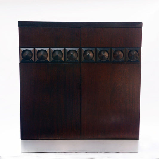 Brutalist Bar Cabinet, 1970s