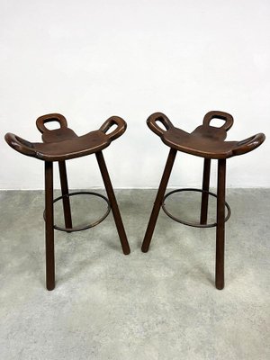 Brutalist Bar Stools, Marbella, Spain, 1960s, Set of 5-BW-1816995