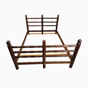 Brutalist Bed Frame by Charles Dudouyt, 1940s-EAD-1719284