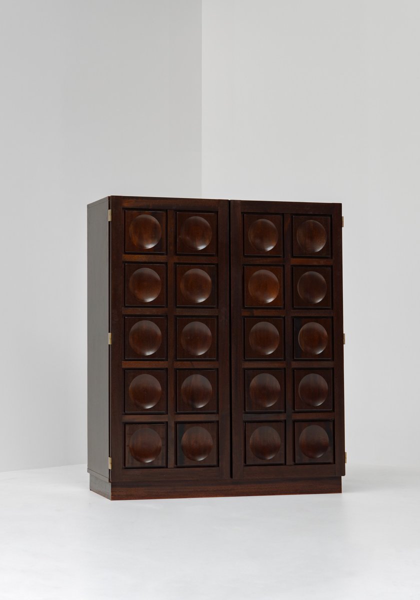 Brutalist Belgian Bar Cabinet, 1970s