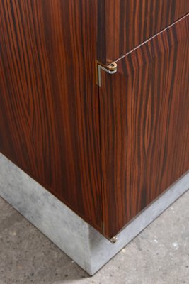 Brutalist Belgian Rosewood Sideboard by De Coene for Coene de Frères, 1960s-KL-620443