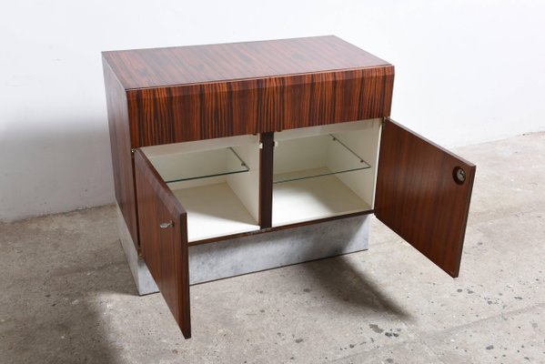 Brutalist Belgian Rosewood Sideboard by De Coene for Coene de Frères, 1960s-KL-620443