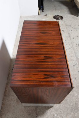 Brutalist Belgian Rosewood Sideboard by De Coene for Coene de Frères, 1960s-KL-620443