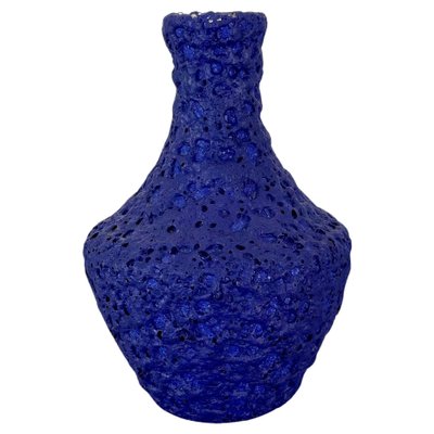 Brutalist Blue Vase from Silberdistel, 1960s-QZ-1814035