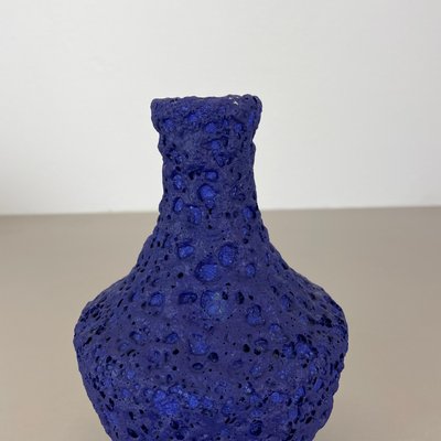 Brutalist Blue Vase from Silberdistel, 1960s-QZ-1814035