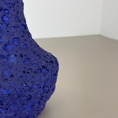 Brutalist Blue Vase from Silberdistel, 1960s-QZ-1814035