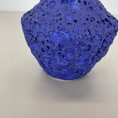 Brutalist Blue Vase from Silberdistel, 1960s-QZ-1814035