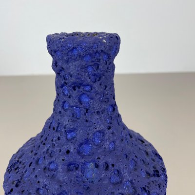 Brutalist Blue Vase from Silberdistel, 1960s-QZ-1814035