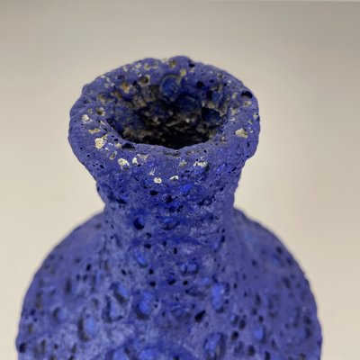 Brutalist Blue Vase from Silberdistel, 1960s-QZ-1814035