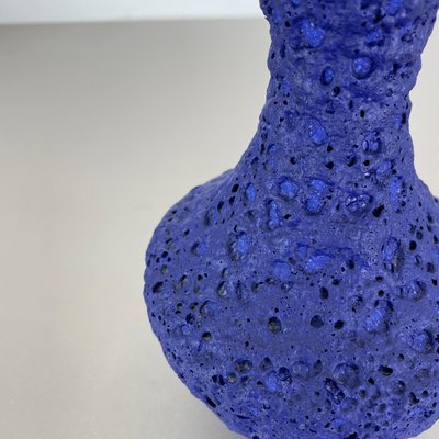 Brutalist Blue Vase from Silberdistel, 1960s-QZ-1814035