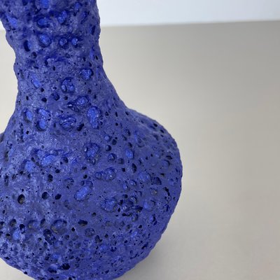 Brutalist Blue Vase from Silberdistel, 1960s-QZ-1814035