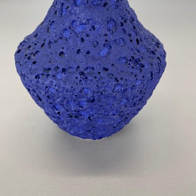 Brutalist Blue Vase from Silberdistel, 1960s-QZ-1814035