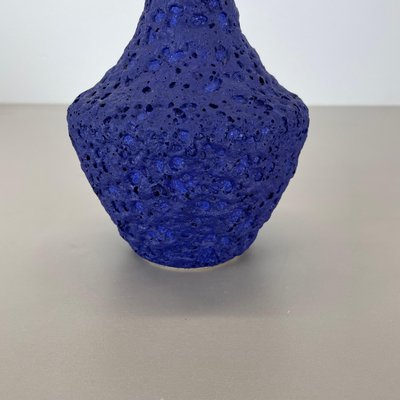 Brutalist Blue Vase from Silberdistel, 1960s-QZ-1814035