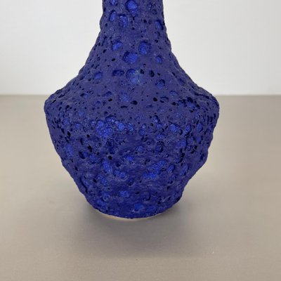 Brutalist Blue Vase from Silberdistel, 1960s-QZ-1814035