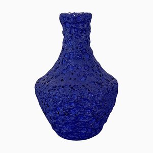 Brutalist Blue Vase from Silberdistel, 1960s-QZ-1814035