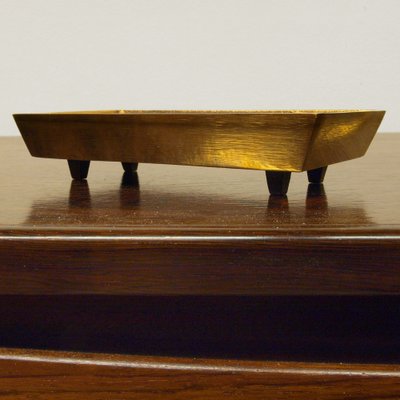 Brutalist Bronze Ashtray by Alfieri Gardone for Lauterbach, 1960s-ZJN-1366983