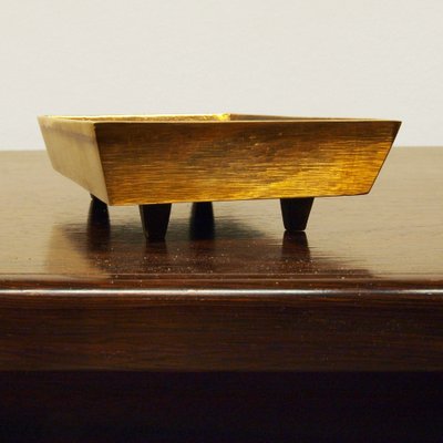 Brutalist Bronze Ashtray by Alfieri Gardone for Lauterbach, 1960s-ZJN-1366983