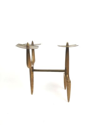 Brutalist Bronze Candelabra, 1960s-UWE-1351748