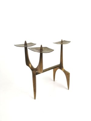 Brutalist Bronze Candelabra, 1960s-UWE-1351748