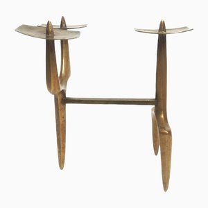 Brutalist Bronze Candelabra, 1960s-UWE-1351748