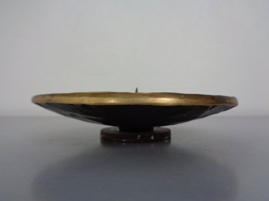 Brutalist Bronze Candleholder, 1960s-RDW-1436232