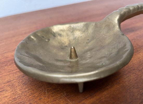 Brutalist Bronze Candleholder, 1970s-UAH-1811382