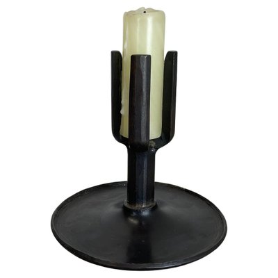 Brutalist Bronze Candleholder by Manfred Bergmeister, Germany, 1970s-QZ-1764966