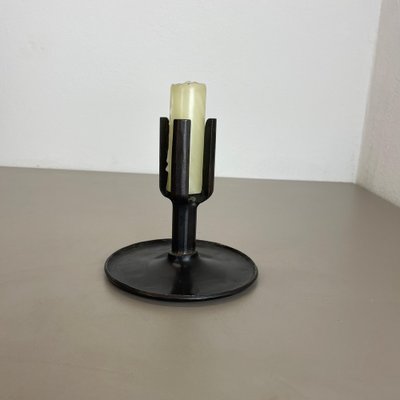 Brutalist Bronze Candleholder by Manfred Bergmeister, Germany, 1970s-QZ-1764966