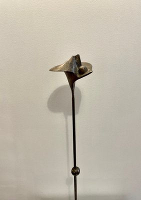 Brutalist Bronze Candlestick, 1970s-XXA-1081489